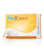 Pro D3 800 IU Capsules - New Vitamin D3 Supplement Pro D3