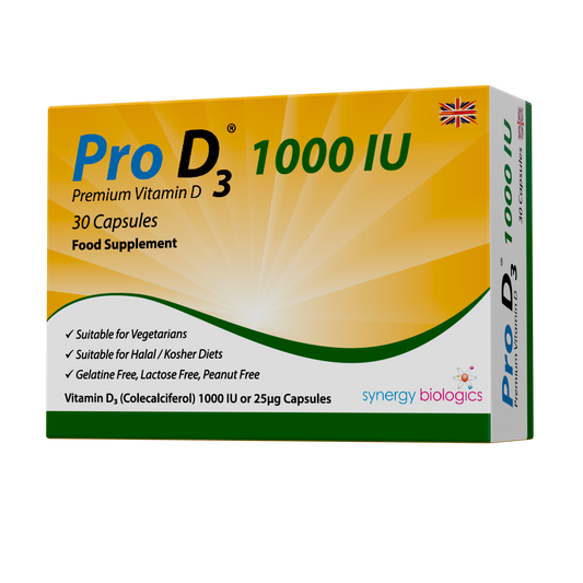 Pro D3 1000 IU - Vitamin D3 (30 Daily Capsules) - Pro D3 - Capsules