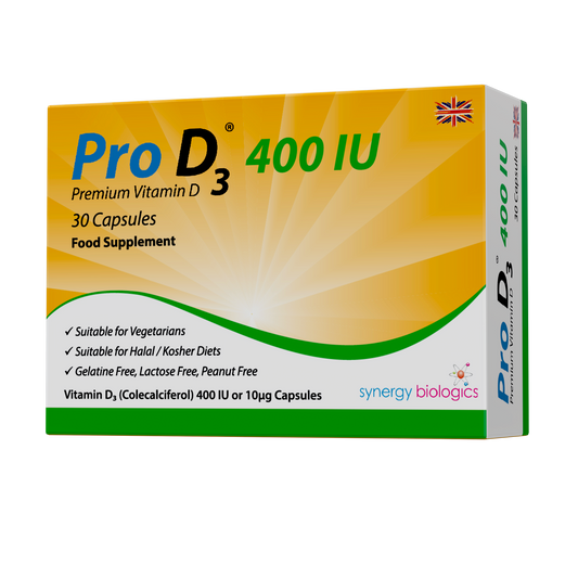 Product photo of Pro D3 400 IU - Vitamin D3 supplement packet