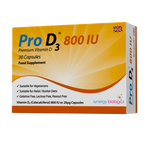 Product photo of Pro D3 800 IU - Vitamin D3 supplement packet