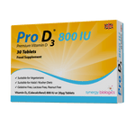 Product photo of Pro D3 800 IU - Vitamin D3 food supplement packet