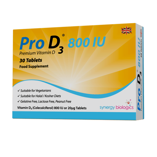 Product photo of Pro D3 800 IU - Vitamin D3 food supplement packet
