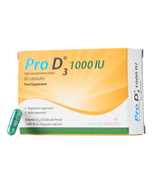 Pro D3 1000 IU - Extra Strength Daily Vitamin D Capsules