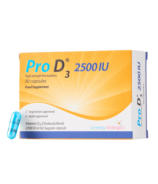 Pro D3 2500 IU Vitamin D Capsules