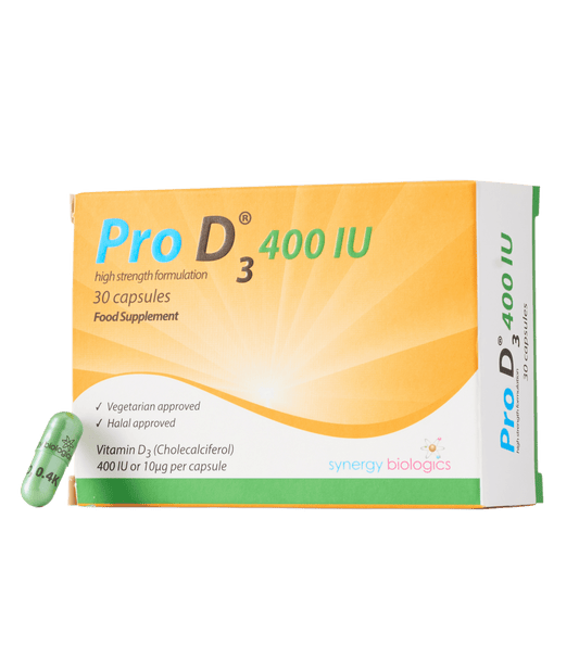 Pro D3 400 IU - Daily Vitamin D Capsules