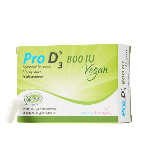 Pro D3 Vegan 800 IU Capsules - Plant-Based Vitamin D Supplement